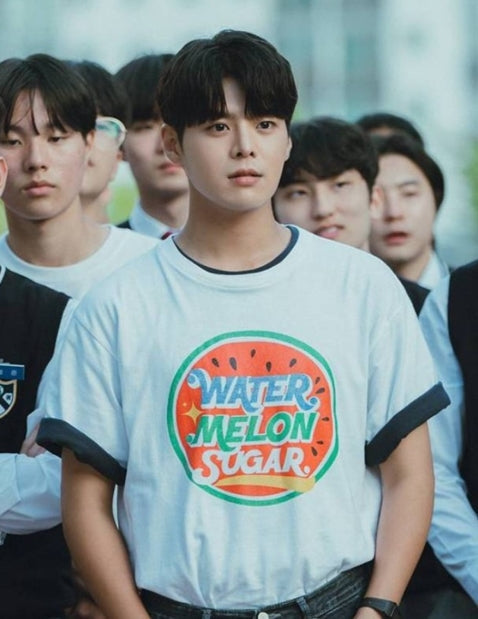 White Watermelon Sugar Print T-Shirt