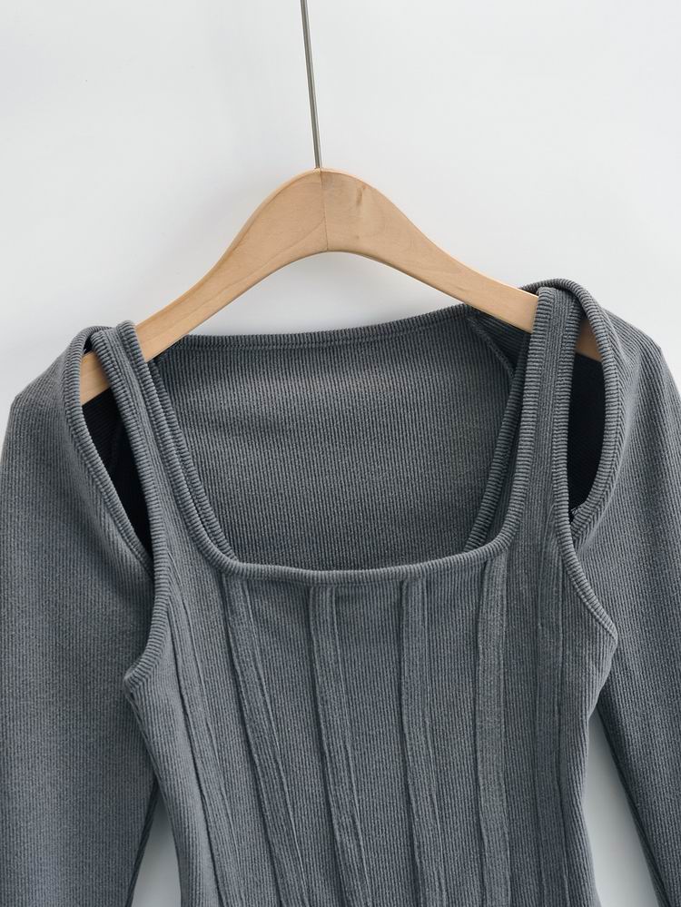 Brown Tank Top And Short Cardigan Set