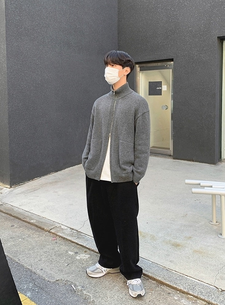 Winter Corduroy Wideleg Casual Pants
