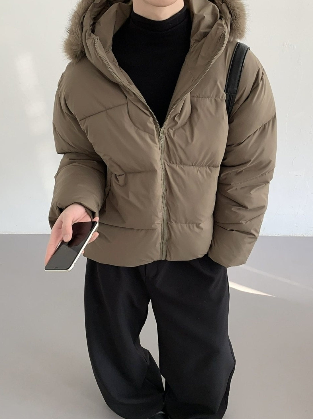 Winter Hooded Padded Commuter Jacket Warm Oversized Trendy