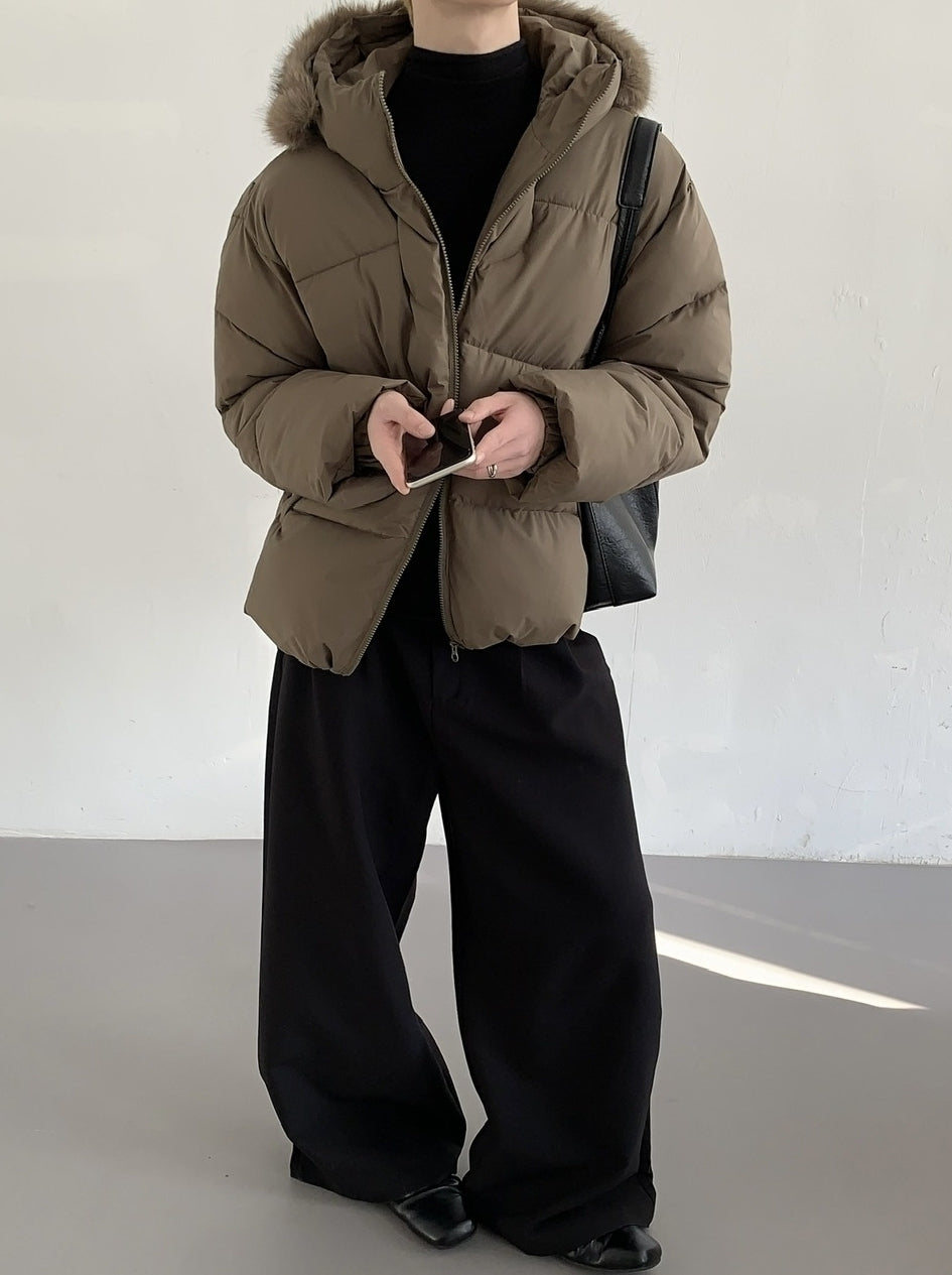 Winter Hooded Padded Commuter Jacket Warm Oversized Trendy