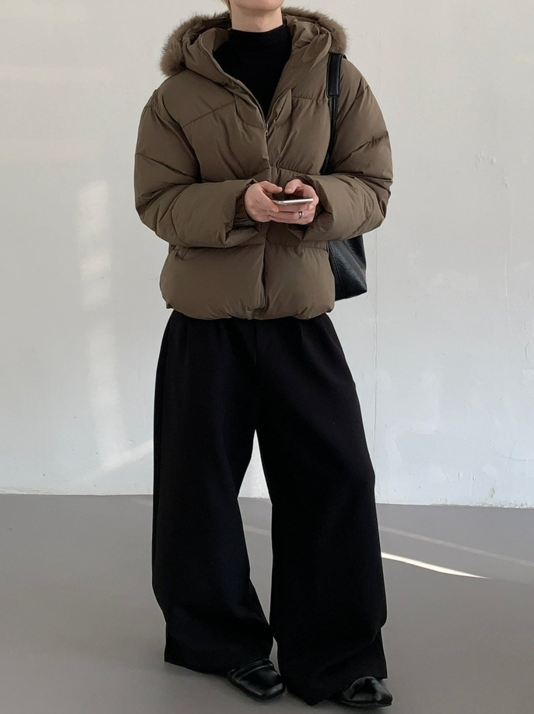 Winter Hooded Padded Commuter Jacket Warm Oversized Trendy