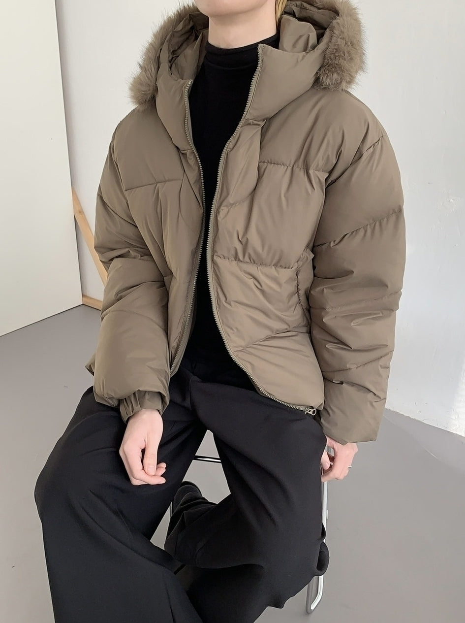 Winter Hooded Padded Commuter Jacket Warm Oversized Trendy