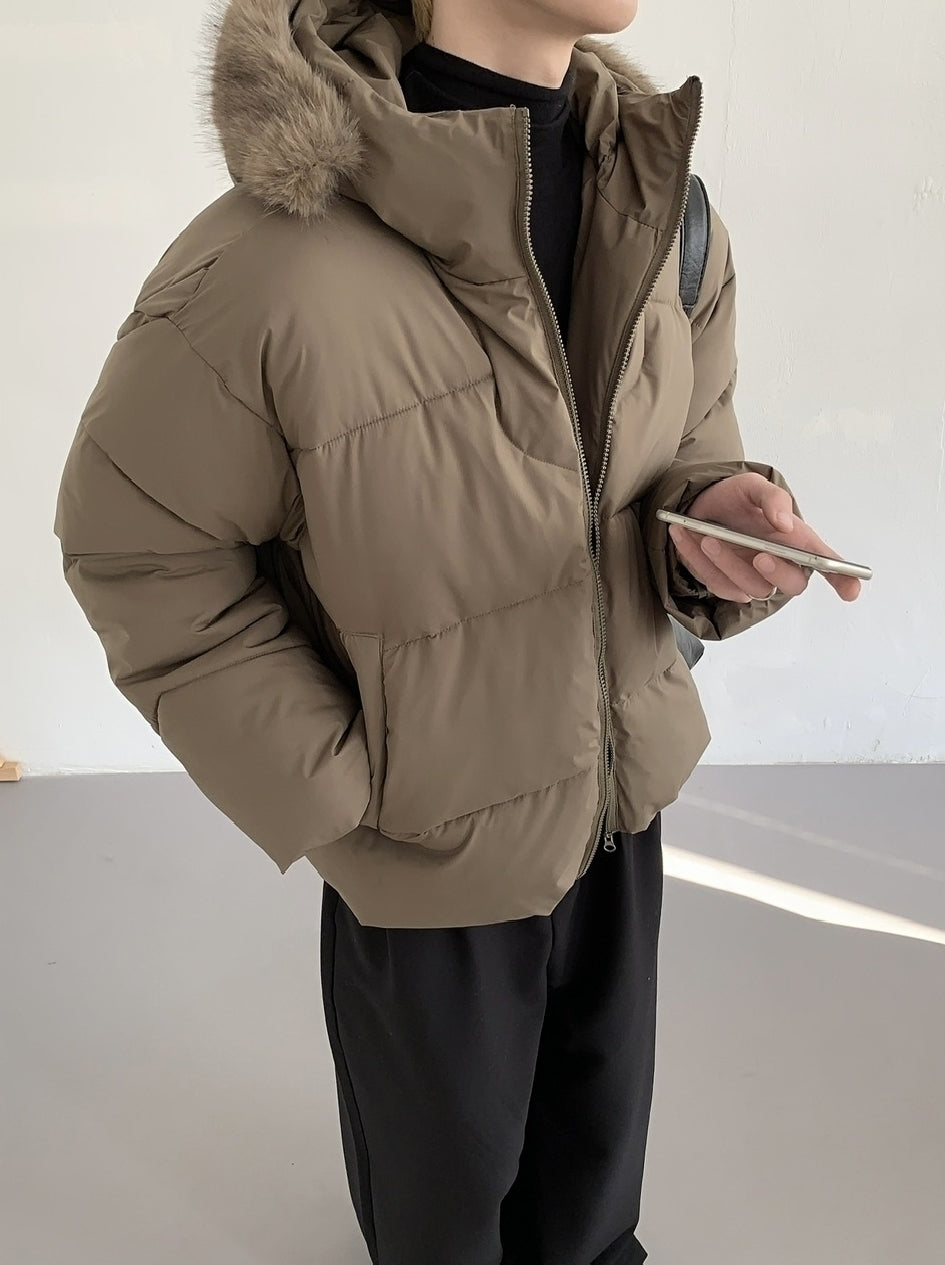 Winter Hooded Padded Commuter Jacket Warm Oversized Trendy