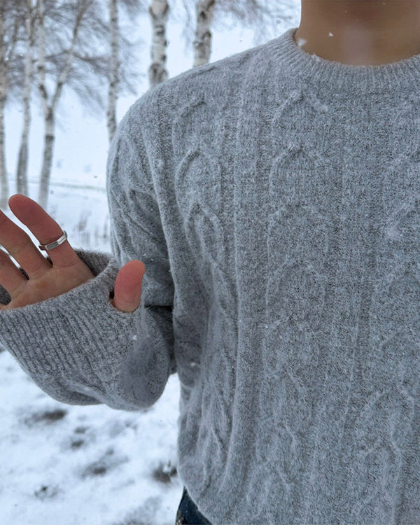 Winter Knit Pullover Sweater