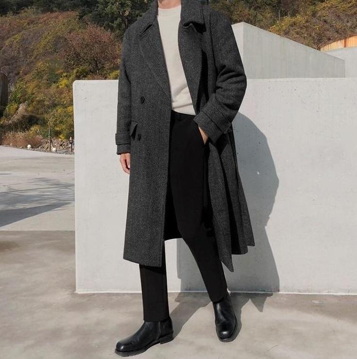 Winter Long Overcoat Trendy Style