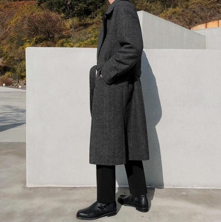 Winter Long Overcoat Trendy Style