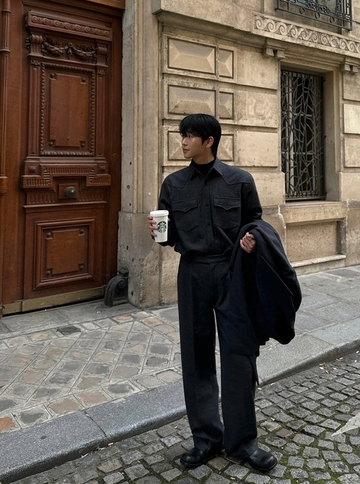 Winter Loose Fit Thickened Suit Collar Coat
