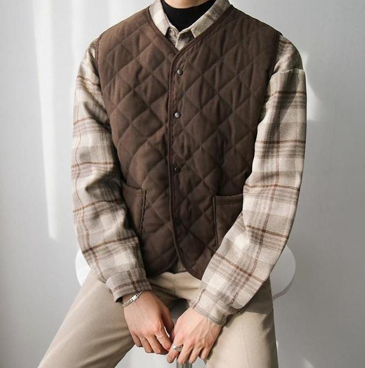 Winter Plaid Thick Long Sleeve Shirt