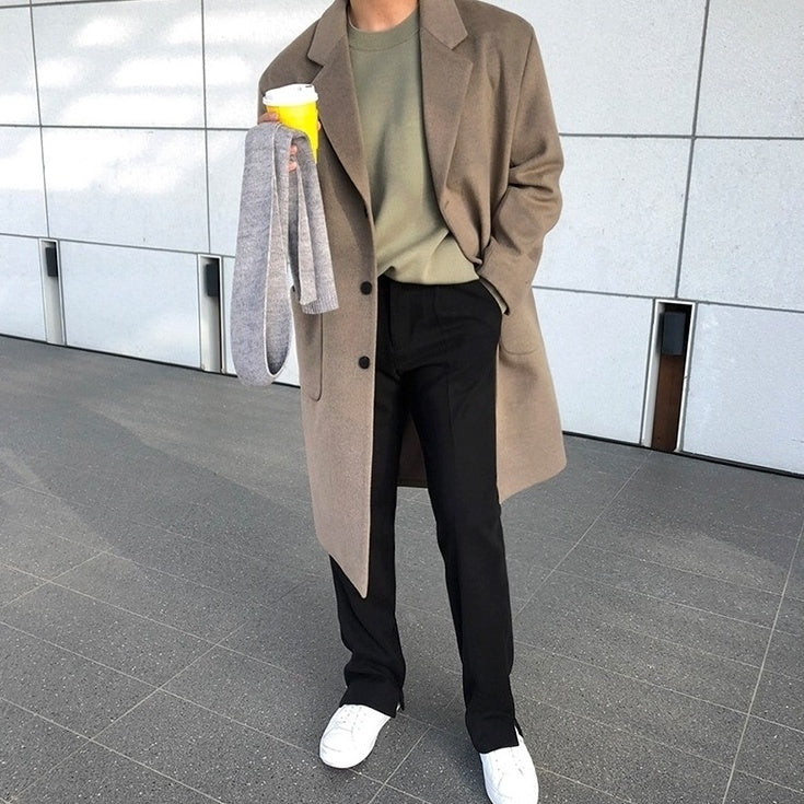 Winter Relaxed Fit Thick Trousers