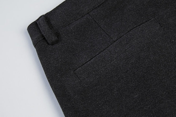 Winter Relaxed Fit Thick Trousers