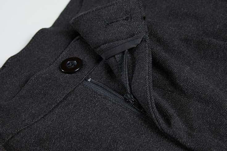 Winter Relaxed Fit Thick Trousers