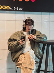 Winter Warm Commuter Baseball Jacket