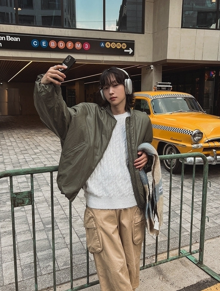 Winter Warm Commuter Baseball Jacket