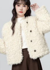Winter Blend Coat With Single Button Closure