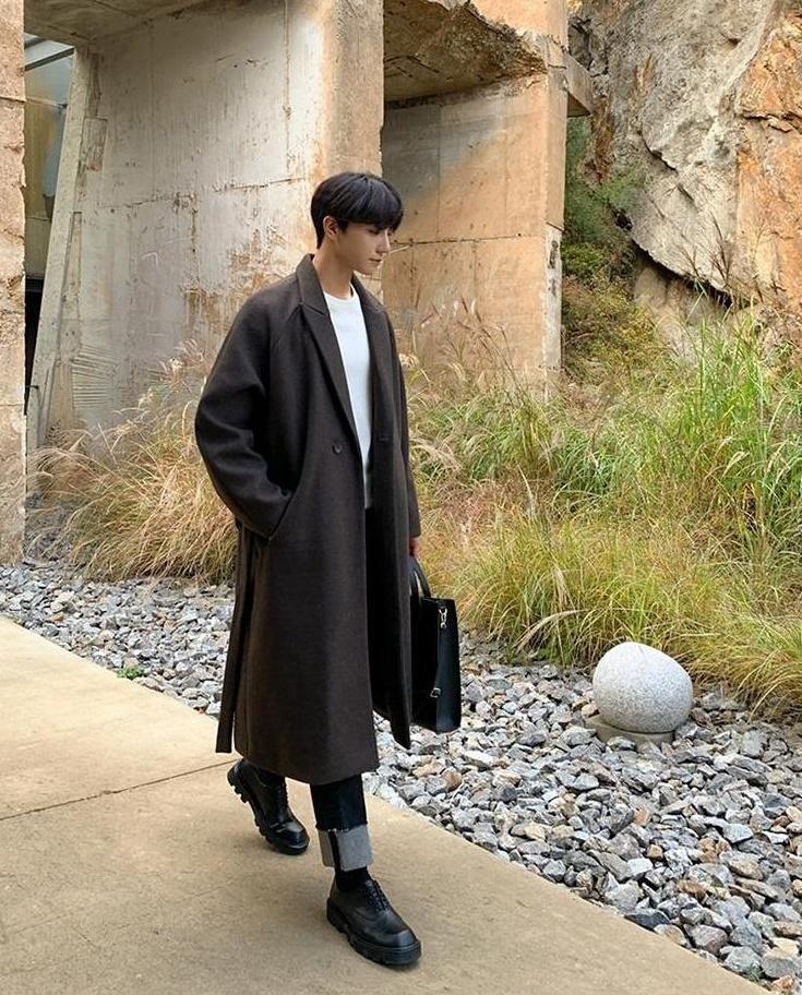 Winter Overcoat British Style Thick Trench Coat