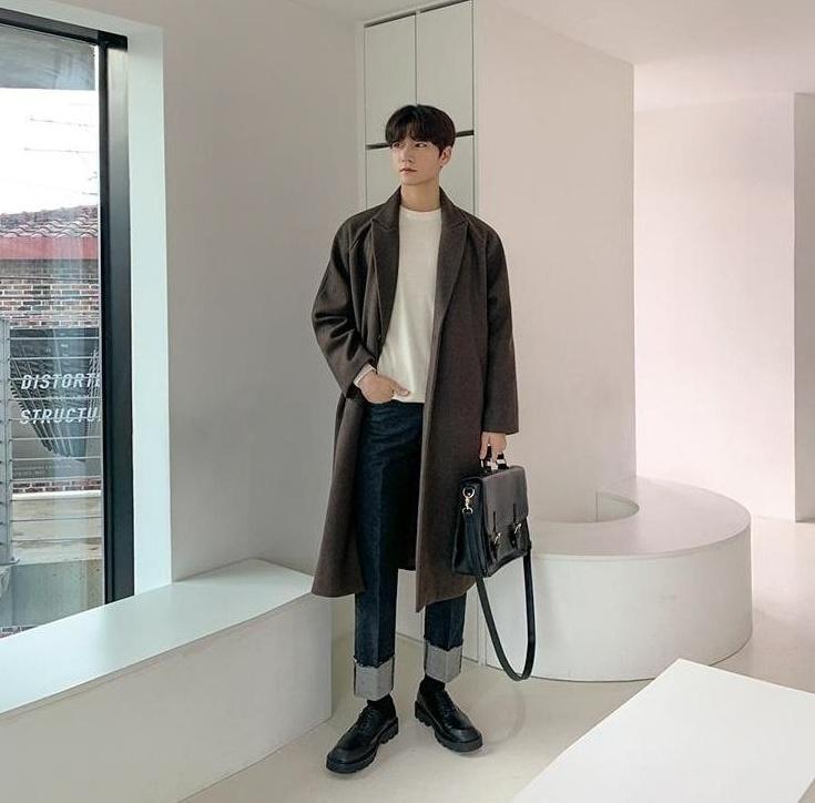 Winter Overcoat British Style Thick Trench Coat