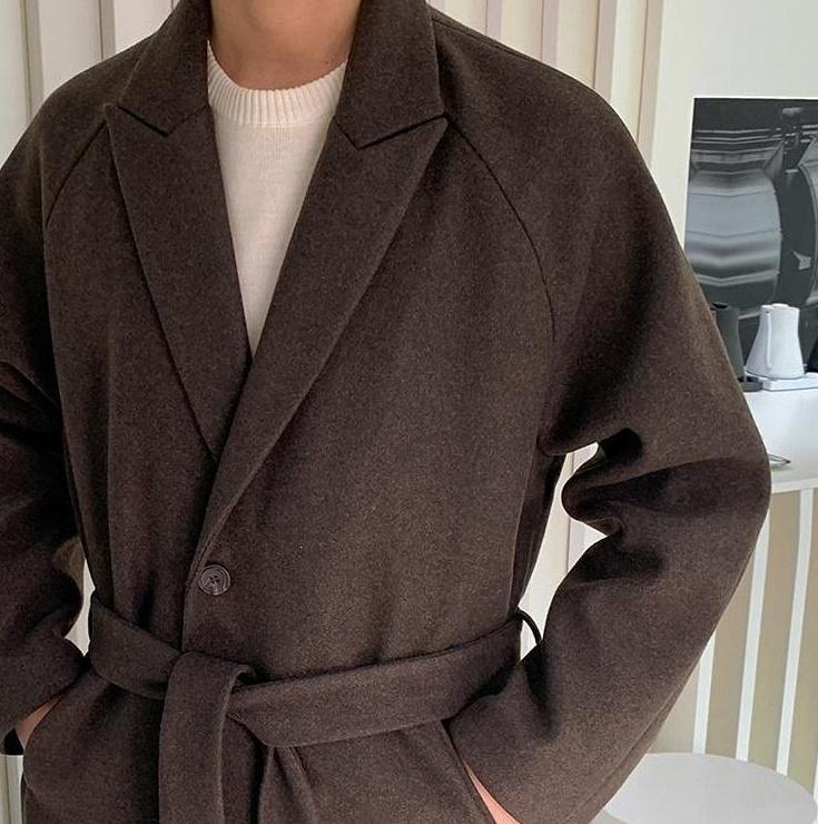 Winter Overcoat British Style Thick Trench Coat