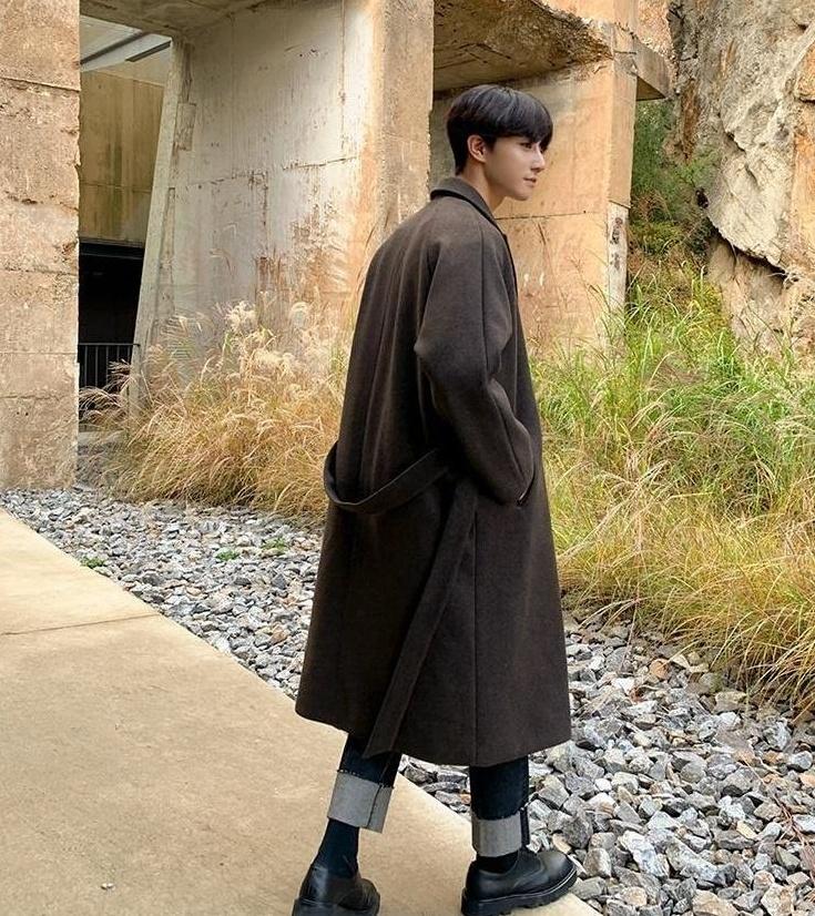 Winter Overcoat British Style Thick Trench Coat