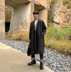 Winter Overcoat British Style Thick Trench Coat
