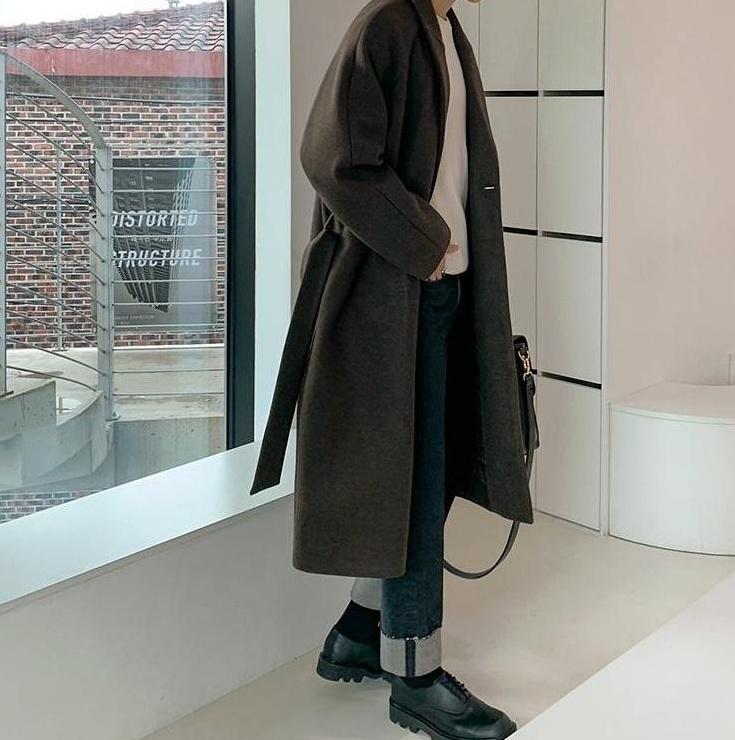 Winter Overcoat British Style Thick Trench Coat