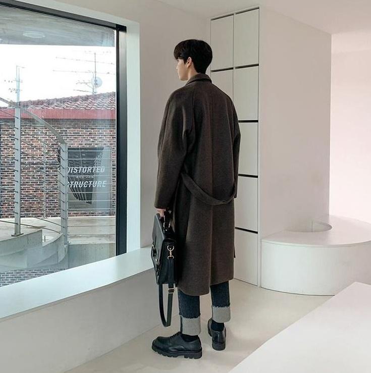 Winter Overcoat British Style Thick Trench Coat