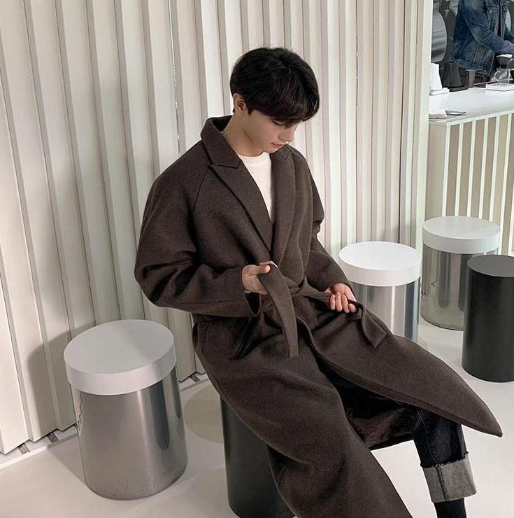 Winter Overcoat British Style Thick Trench Coat