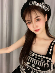 Rhinestone Bejeweled Black Dress