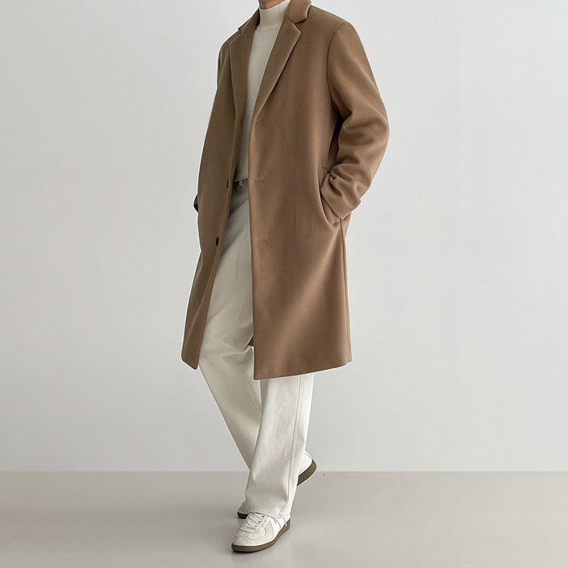 Blend Coat British Style Outerwear