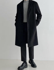 Blend Coat British Style Outerwear