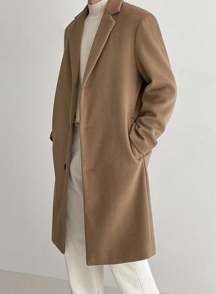 Blend Coat British Style Outerwear