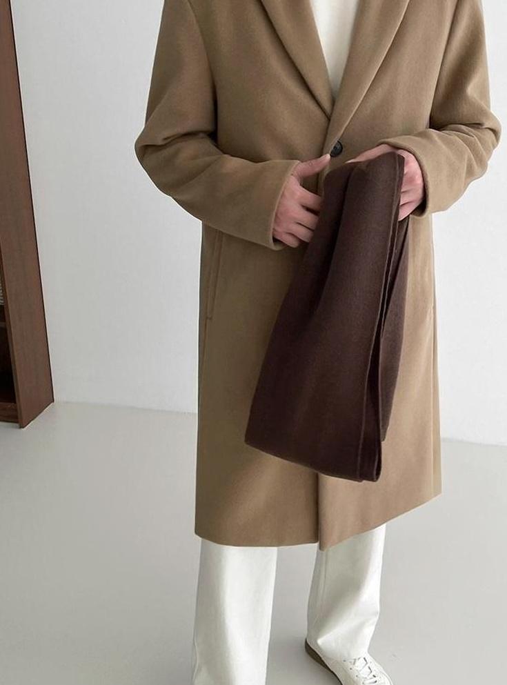 Blend Coat British Style Outerwear