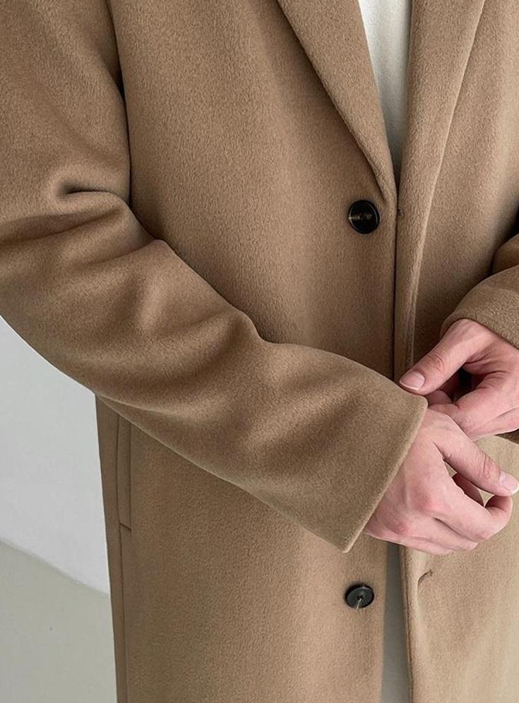 Blend Coat British Style Outerwear