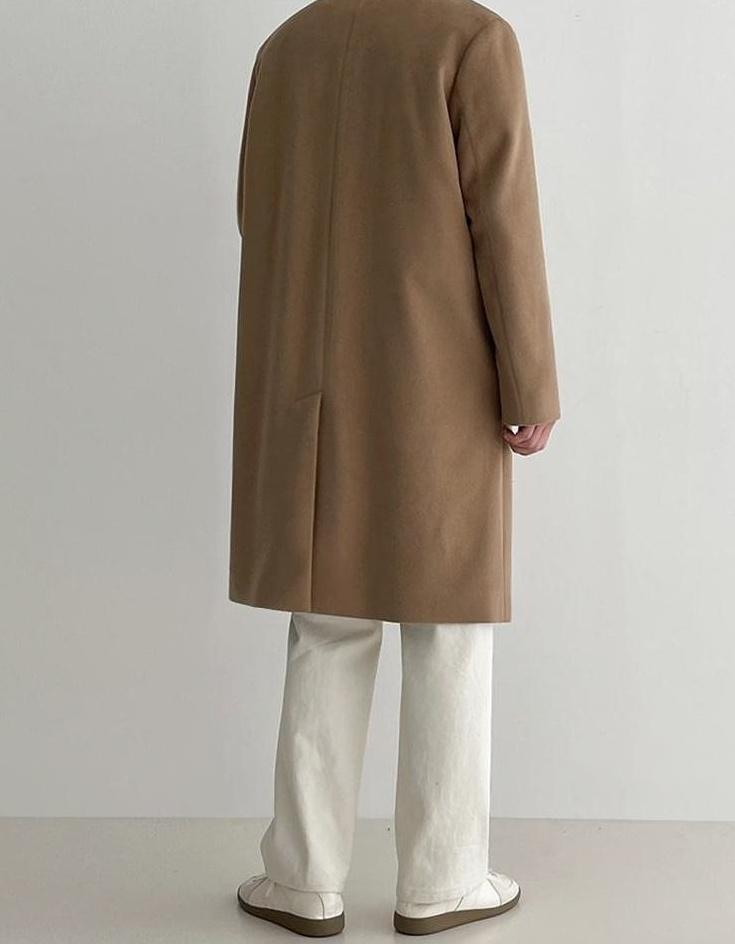 Blend Coat British Style Outerwear