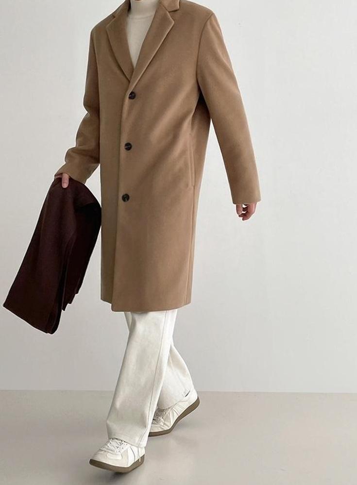 Blend Coat British Style Outerwear