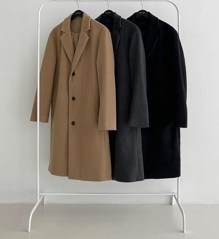 Blend Coat British Style Outerwear