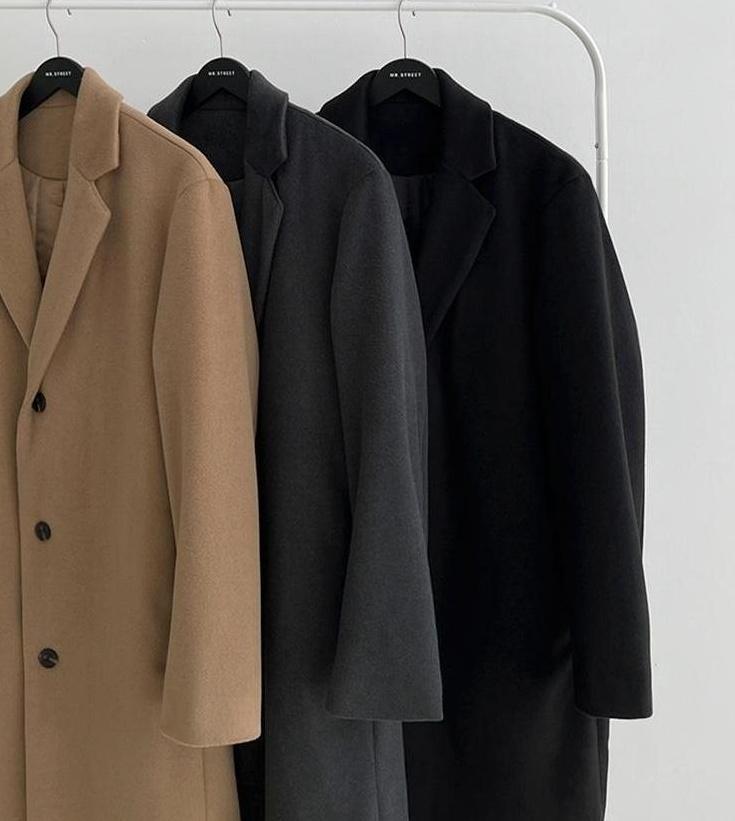 Blend Coat British Style Outerwear