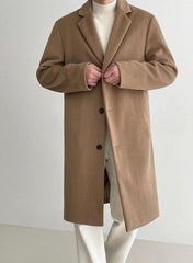 Blend Coat British Style Outerwear