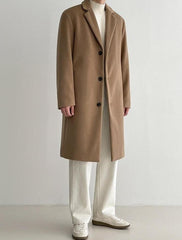 Blend Coat British Style Outerwear