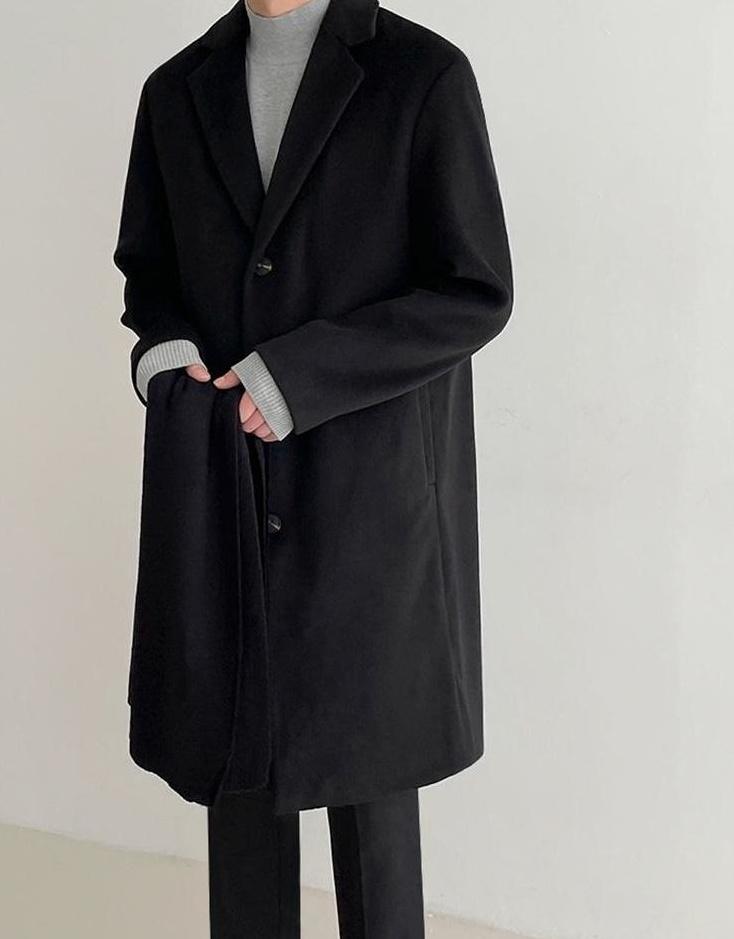 Blend Coat British Style Outerwear