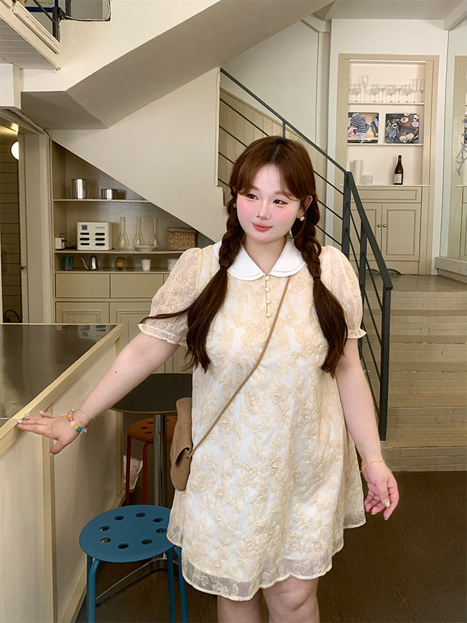 Loose Doll Collar Summer Dress Style