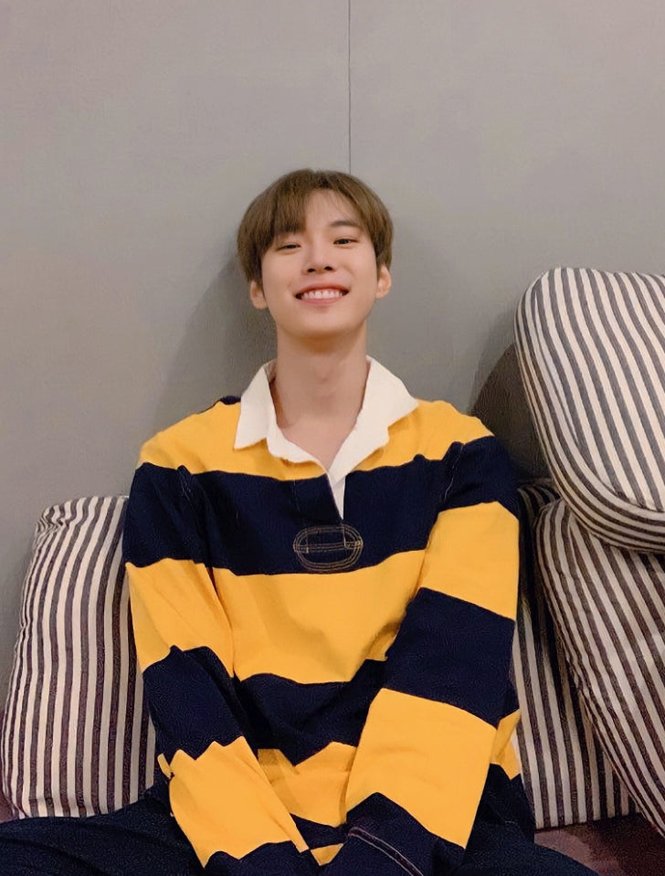 Yellow And Black Stripes Polo Shirt