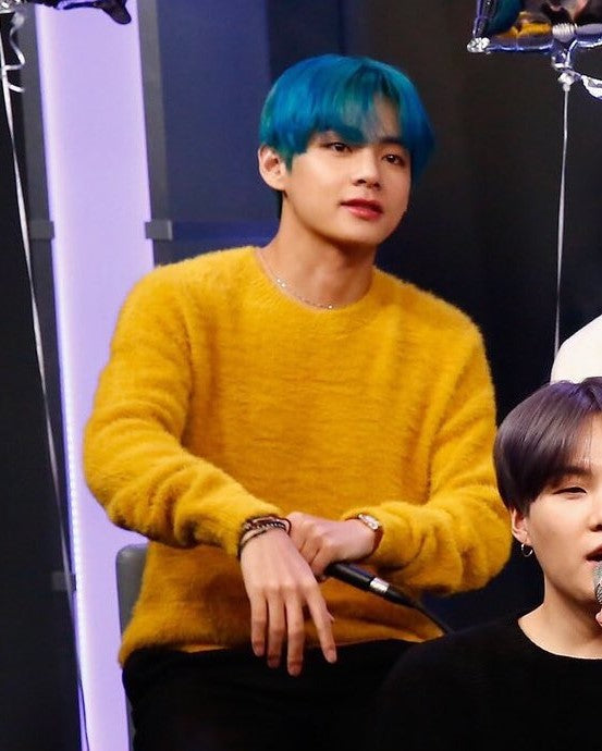 Yellow Fluffy Sweater