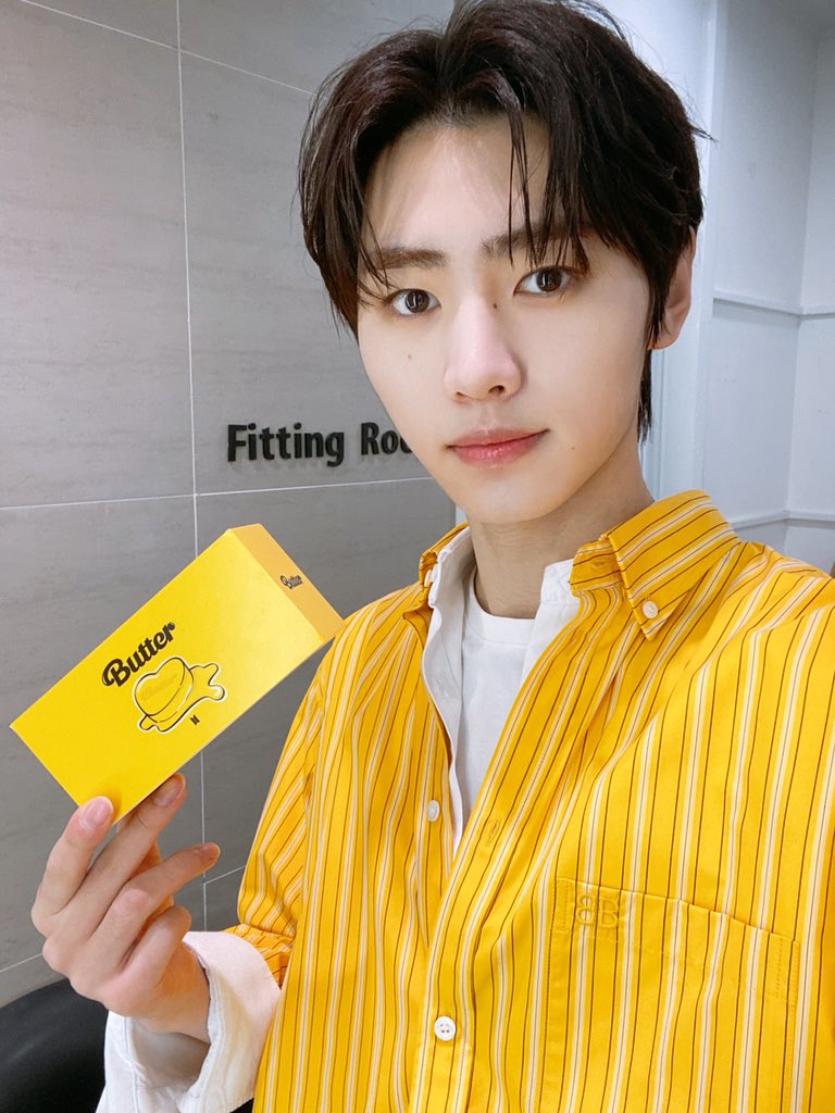 Yellow Striped Oversized Shirt