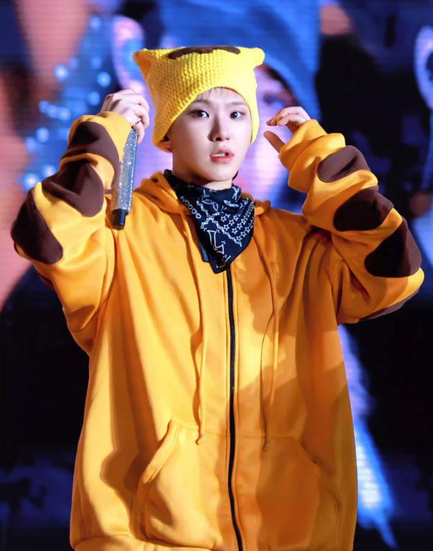 Yellow Tiger Pattern Zip-Up Hoodie