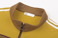 Yellow Vintage Sporty Jacket
