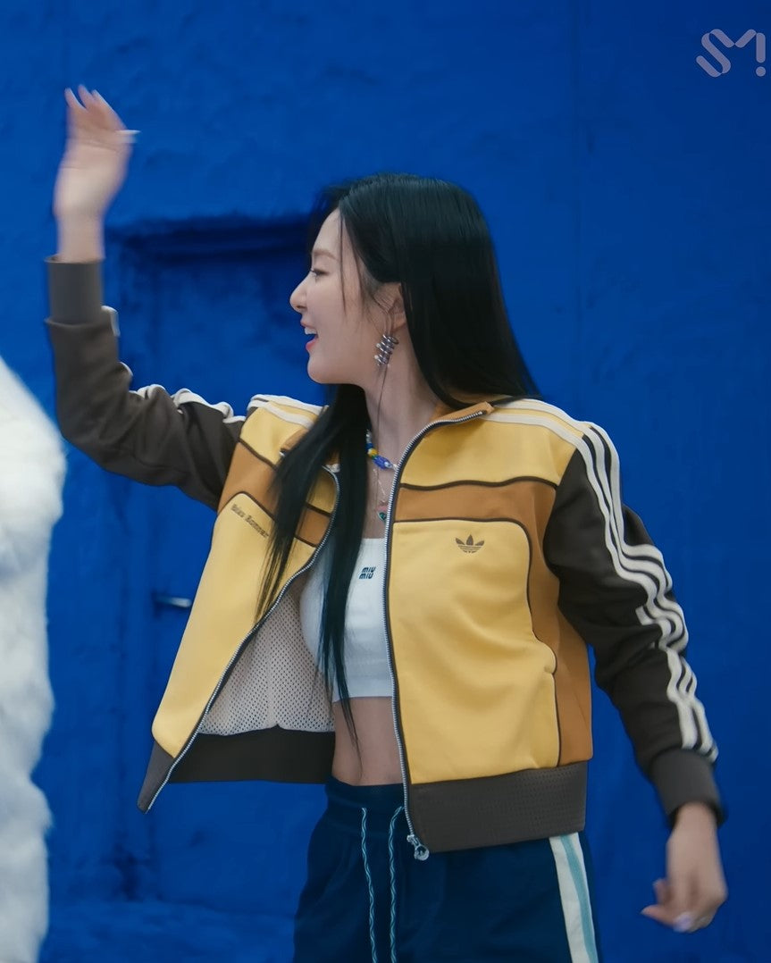 Yellow Vintage Sporty Jacket