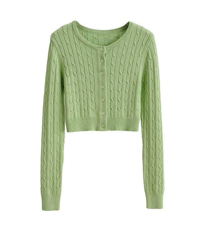 Lilac Knitted Cardigan