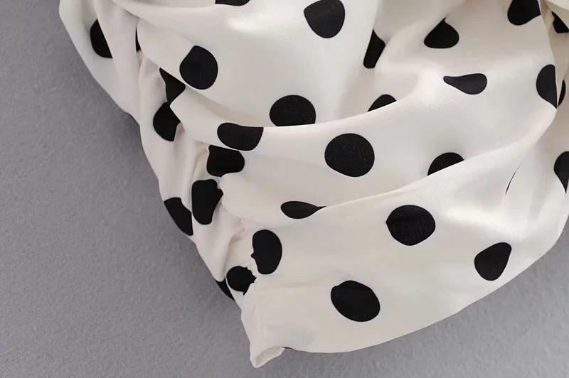 White Two-Pattern Sleeveless Dress