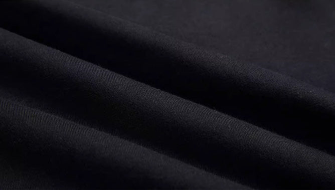 Black Cotton Candy Embroidered Sweatshirt